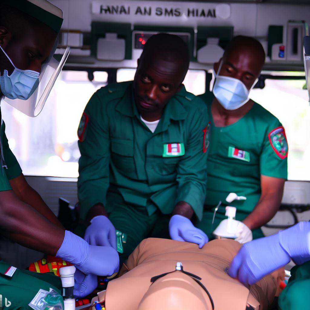 Combating Emergency Challenges: Nigerian Paramedics at Work