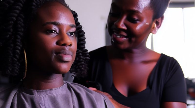 Behind the Scenes: The Life of a Nollywood Hair Stylist