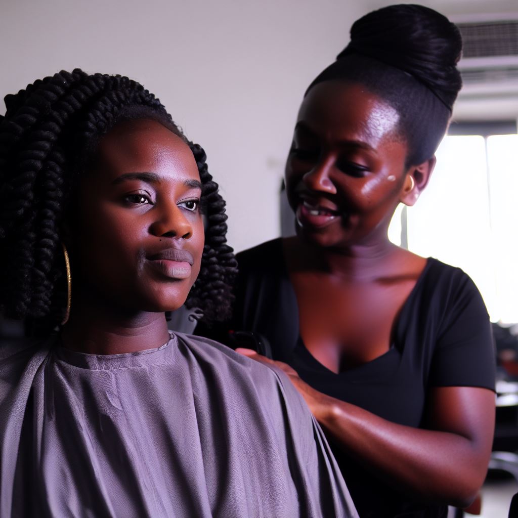 Behind the Scenes: The Life of a Nollywood Hair Stylist