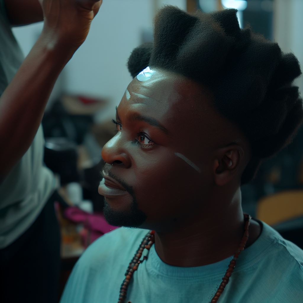 A Day in the Life of a Nollywood Film Hair Stylist
