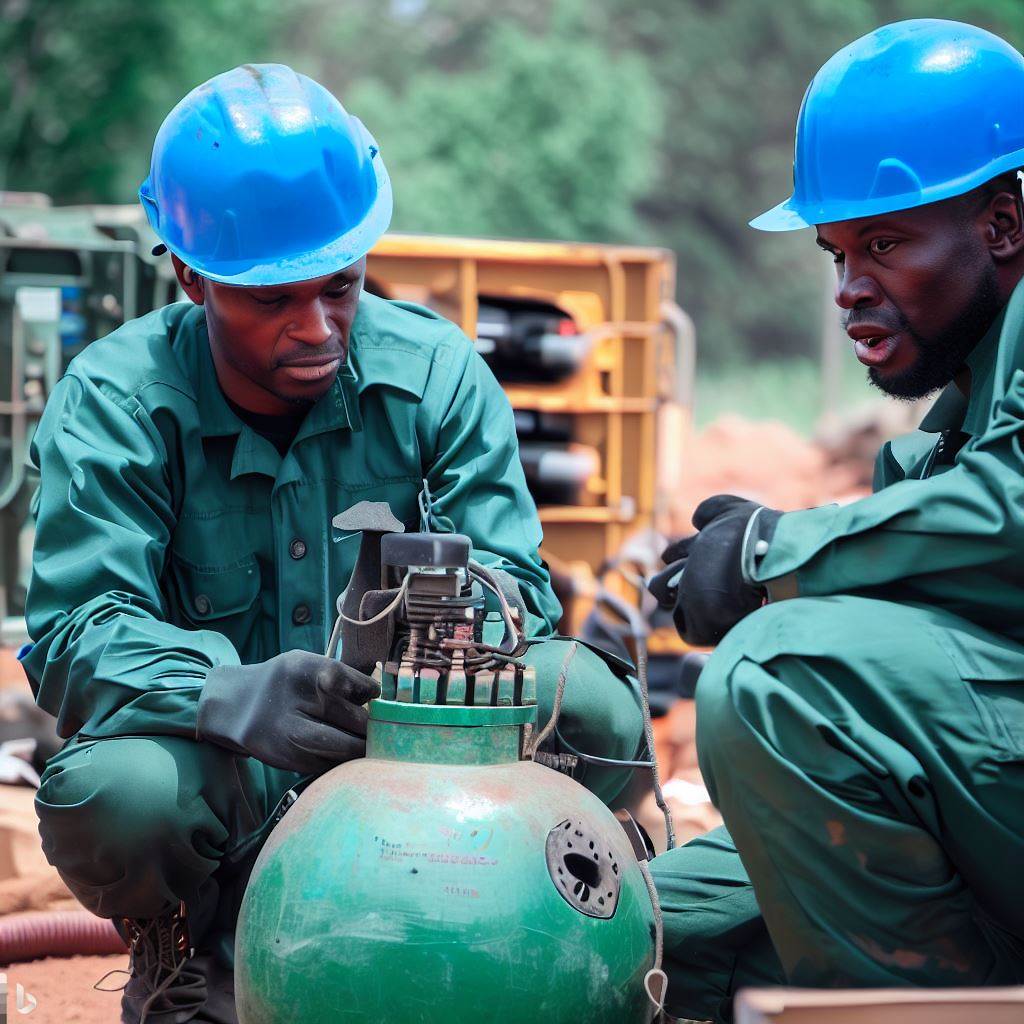 International Collaboration in Nigeria’s Bomb Disposal Field
